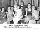 Small Tools Works Party, Jessop Saville Ltd., Devonshire Hotel, Baslow, 18 December 1959 (NB caption should read Baslow)