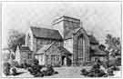 Architects drawings of St. Alban's C. of E. Church, Coleford Road, Darnall