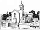 Architects drawing of proposed church, Bellhouse Road, Shiregreen