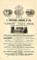 Advertisement for J. Grayson Lowood and Company, brick manufacturer, No. 2 Attercliffe Road