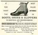 View: y12174 Advertisement for Deuxberry's, boots, shoes and slippers, Nos.43-45 Regent Street