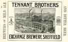 Advertisement for Tennant Brothers Ltd., Exchange Brewery, Bridge Street