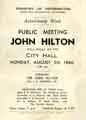 Sheffield Information Committee / Ministry of Information Anti-Gossip Week public meeting: John Hilton, 