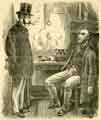 Charles Peace or The Adventures of a Notorious Burglar: Dr. Bourne questioning Bill Rawton, the gypsy Charles Peace or The Adventures of a Notorious Burglar: Dr. Bourne questioning Bill Rawton, the gypsy