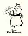 Sam the Barman - from the Pageant of Production Souvenir Programme Sam the Barman - from the Pageant of Production Souvenir Programme