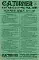 Advertisement for C. A. Turner and Co., shirt and drapery warehouse, No. 691 Attercliffe Road - summer sale Advertisement for C. A. Turner and Co., shirt and drapery warehouse, No. 691 Attercliffe Road - summer sale