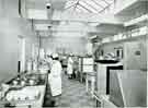 Sheffield Transport Committee: Canteen and kitchen facilities such as this have been provided at the three new Garages, the Queens Road Works and the main canteen in Castlegate 