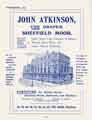 Advertisement for John Atkinson, The Draper, The Moor