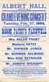 Albert Hall, Sheffield. Grand evening concert : Madame Patey's farewell 