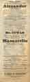 Theatre, Sheffield - On Monday evening, Jan 11 1830 will be performed Lee's celebrated tragedy of Alexander the Great [Alexander played by Mr Butler]