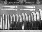 Taylor's Eye-Witness Ltd., knives, c. 1900 Taylor's Eye-Witness Ltd., knives, c. 1900