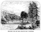 Endcliffe Woods and Dam drawn by Mr W. Nicholson