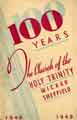 Cover of Holy Trinity, Wicker Centenary Booklet 1848-1948