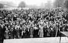 Opening of Cliffe Park, Dronfield on Easter Monday, 1934 -  The gift of Alderman J. G. Graves, J.P.