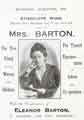 Eleanor Barton, City Council election, election flyer, 1920