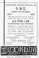 Advertisement for Sheffield and Ecclesall Co-Operative Society Limited, The Arcade, Ecclesall Road
