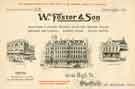 View: y13355 Letterhead of W. Foster and Son, clothiers, outfitters and bespoke tailors, Nos.10 -16 High Street