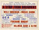 Palace Theatre, Attercliffe - programme for a Strip from Broadway