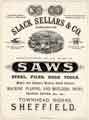 Slack Sellars and Co., manufacturers of all kinds of saws, steel, files, edge tools, Townhead Works, Lancaster Street