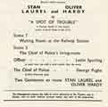 View: y13426 Empire Theatre programme - Laurel and Hardy in A Spot of Trouble
