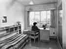 Student study bedroom, Totley Hall Training College of Housecraft, off Totley Hall Lane Student study bedroom, Totley Hall Training College of Housecraft, off Totley Hall Lane