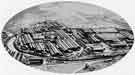Aerial view of Hadfields Ltd., East Hecla Works