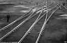 Special railway trackwork for the Victorian Government Railways (Flinders Street Station, Melbourne). Built entirely of Hadfields's Patent 'Era' manganese steel rolled rails