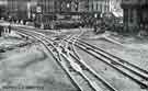 Track for the junction of Elephant and Castle, London supplied by Hadfield's Ltd.