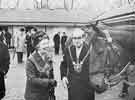 Sheffield and Rotherham Constabulary: The Lord Mayor of Sheffield, Alderman D. J. O'Neill, J.P., and the Lady Mayoress pictured shortly after the Official Opening Ceremony at the Niagara Stables