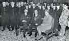 View: y13634 Sheffield and Rotherham Constabulary: Presentation of Duke of Edinburgh Awards at Sheffield Town Hall. Seated with the Chief Constable are the Lord Mayor, Alderman H. Hebblethwaite, F.C.A., J.P., and Police Superintendent W. A. Bishop, B.E.M.