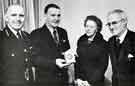 South Yorkshire Police: Retirement presentation to Deputy Chief Constable, Mr W. Bowler, by the Chairman of the Police Committee, Councillor E. Fox, JP