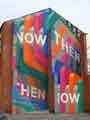 'Now Then' mural by Rob Lee, junction of Howard Street and Arundel Street