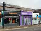 Flavours, takeaway, No. 196 and PJ Properties, estate agents, No. 194 Whitham Road