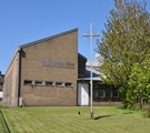 St. Thomas More's Catholic Church and Centre, Margetson Road (from Wordsworth Avenue)