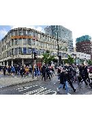 View: a05280 Black Lives Matter protest, Pinstone Street / Furnival Gate