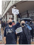 Black Lives Matter protest, Pinstone Street Black Lives Matter protest, Pinstone Street