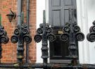 Decorative railings outside 6 Clarkehouse Road
