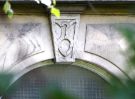 Decorative stone over front door of No. 8 Tapton House Road 