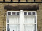 Leaded lights over window of No. 53 Clarkegrove Road