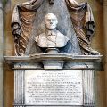 Memorial in the Choir of Sheffield Cathedral, Bust of Rev. James Wilkinson executed in marble by Francis Chantrey