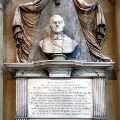 View: a05622 Memorial in the Choir of Sheffield Cathedral, Bust of Rev. James Wilkinson executed in marble by Francis Chantrey