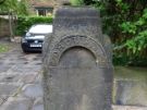 Merlin House gatepost, No. 55 Broomgrove Road