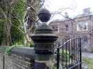 Ornate gate post of Clifton House, No. 7 Broomhall Road 