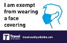 Covid-19 pandemic: Travel South Yorkshire - I am exempt from wearing a face covering