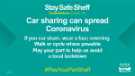Covid-19 pandemic: Sheffield City Council graphic - Car sharing can spread Coronavirus  