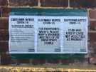 Covid-19 pandemic: Notices at Graham Plumbers Merchant, 570 Chesterfield Road