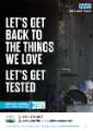 Covid-19 pandemic: NHS / Sheffield City Council graphic - Let's get back to the things we love - let's get tested
