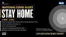 Covid-19 pandemic: NHS / HM Government graphic - National Covid alert - Stay home 2 Nov - 2 Dec [2020]