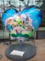 Public art - Sheffield cityscape heart by Sam Pierpoint Public art - Sheffield cityscape heart by Sam Pierpoint