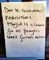Covid-19 pandemic closure notice - Sheffield Islamic Centre Madina Masjid Trust (mosque), Wolseley Road